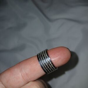 Silver Engraved Ring